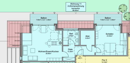 Foto - 2 Zimmer Dachgeschoßwohnung zur Miete in Malsburg-Marzell