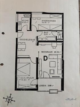Foto - 3 Zimmer Etagenwohnung zum Kaufen in Burghausen