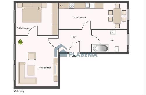 Foto - 2 Zimmer Etagenwohnung zur Miete in Schwerin