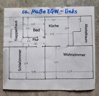 Foto - EG. Wohnung in Löhne - 450,00 EUR Kaltmiete,