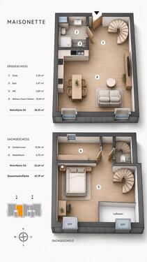 Foto - Exklusive Maisonette-Neubauwohnung 