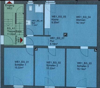 Foto - Mannheim-Neckarau Helle 4-Zimmer-Wohnung im Erdgeschoss 85