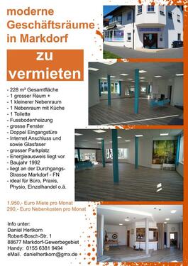 Foto - Gewerbe Räume mit 228 qm in Markdorf zu vermieten