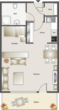 Foto - Schöne 1-Zimmer-Wohnung SG-Ohligs