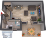 Foto - kleine Wohnung mit Terrasse, Einraumwohnung Halle