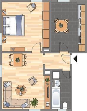 Foto - 2-Zimmer-Wohnung in Dortmund Körne