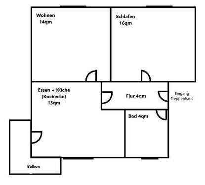 Foto - Gemütliche 2,5-Zimmer-Wohnung mit Gartenblick + Balkon