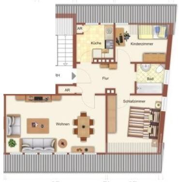 Foto - 3 Zimmer Etagenwohnung zur Miete in Wilhelmshaven