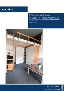 Foto - möbliertes 1-Zimmer-Apartment in Bremen - nähe Waterfront