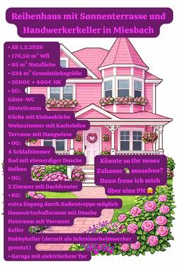 Foto - Reihenhaus mit Sonnenterrasse und Handwerkerkeller in Miesbach