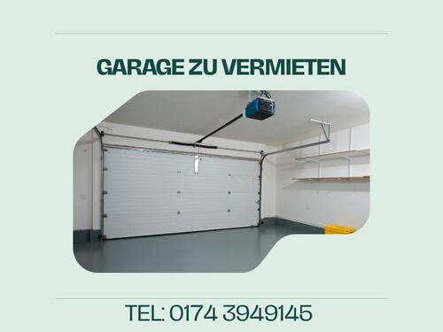 Foto - Beheizte Garage mit Strom zu vermieten