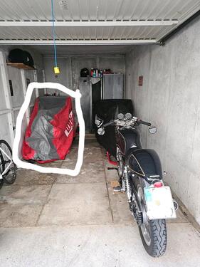 Foto - Teilstellplatz, Untermiete, Überwinterung Motorrad, Roller