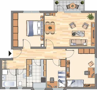 Foto - 4 Zimmer Etagenwohnung in Flensburg