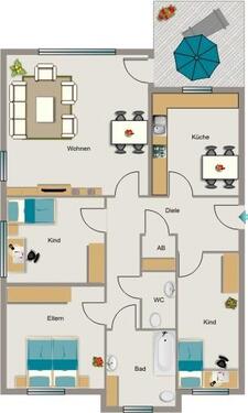 Foto - 4 Zimmer Etagenwohnung in Ahlen