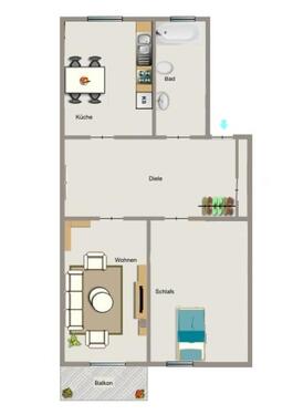 Foto - 2 Zimmer Etagenwohnung zur Miete in Bottrop