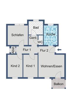 Foto - Etagenwohnung in Melsungen zur Miete