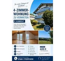 Schöne, helle 4 Zimmer Wohnung mit tollem Blick - Röhrnbach