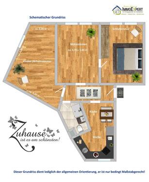 Foto - Wohnerlebnis mit Flexibilität: Helle 3,5-Zimmer-Wohnung im 1. OG, mit Gemeinschaftsgarten