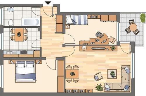 Foto - 3 Zimmer Etagenwohnung zur Miete in Kamen
