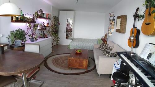 Foto - Helle 1-Zimmer Wohnung mit Balkon-München Solln (Tolle Aussicht!)