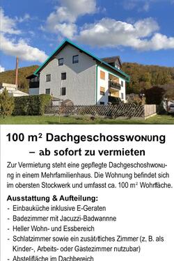 Foto - Zur Vermietung Dachgeschosswohnung