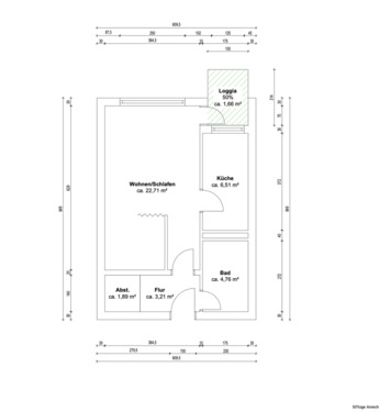 Foto - Möblierte Wohnung in Barmbek, Bramfelder Straße 52