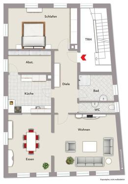 Foto - 3 Zimmer Etagenwohnung zur Miete in Dinkelsbühl