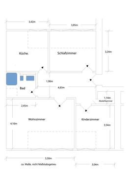 Foto - 3.5 Zimmer Dachgeschoßwohnung zur Miete in Essen