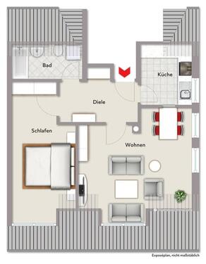 Foto - Mietwohnung am östlichen Stadtrand