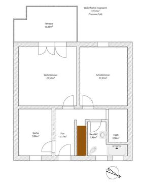 Foto - 2 Zimmer Einfamilienhaus zur Miete in Niedernwöhren