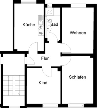 Foto - 3.5 Zimmer Etagenwohnung zur Miete in Herne