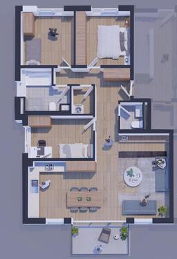 Foto - 4.5 Zimmer Etagenwohnung in Oedheim