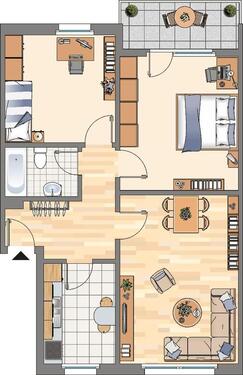 Foto - 3 Zimmer Etagenwohnung zur Miete in Dortmund