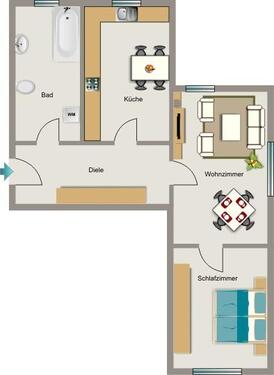 Foto - Etagenwohnung zur Miete in Lünen