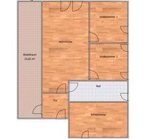 Mietwohnung; Dreiraumwohnung; Vierraumwohnung - Meiningen