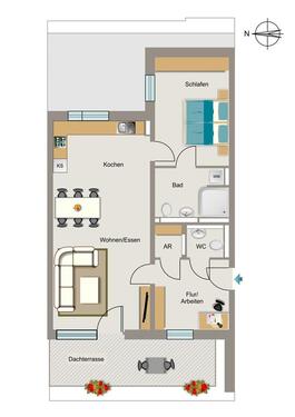 Foto - Etagenwohnung zur Miete in Rheinbach