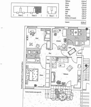 Foto - Etagenwohnung in Magdeburg zur Miete