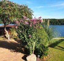 Einzigartiges Wassergrundstück mit Haus und Bootshaus am Kalksee - Woltersdorf