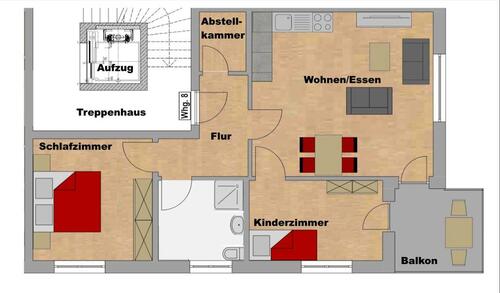 Foto - 3 Zimmer Etagenwohnung in Bad Hersfeld