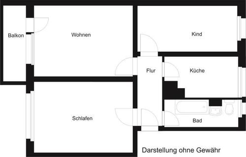Foto - 3 Zimmer Etagenwohnung in Köthen (Anhalt)
