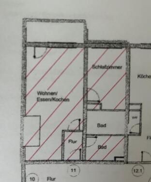 Foto - 2 Zimmer Etagenwohnung zur Miete in Mannheim