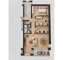 Wohnung mit Süd-Balkon - 978,00&nbsp;EUR Kaltmiete, ca.&nbsp; 86,00&nbsp;m&sup2; in Brakel (PLZ: 33034)