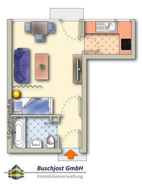 Foto - 1 Zimmer Etagenwohnung zur Miete in Munster