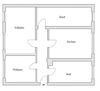 Foto - 3 Zimmer Etagenwohnung zur Miete in Wurzen