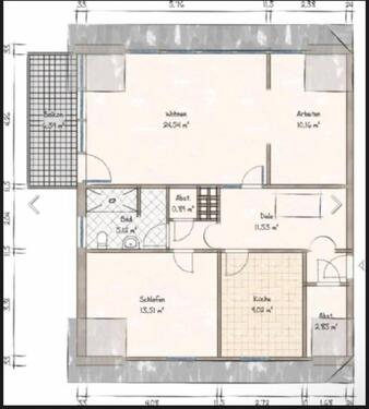 Foto - Etagenwohnung in Bremen zur Miete