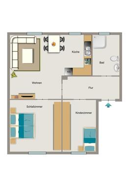 Foto - 3.5 Zimmer Erdgeschoßwohnung zur Miete in Lünen