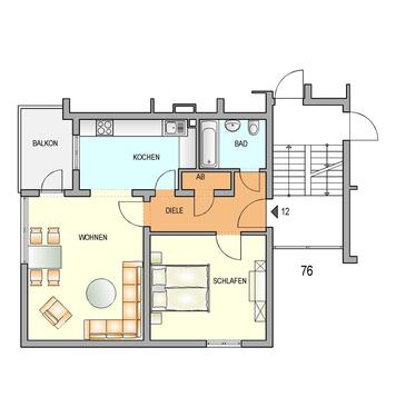 Foto - Etagenwohnung in Remscheid zur Miete