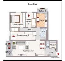 Helle 4-Wohnung ( 98) zu vermieten - Bad Kreuznach Bad Münster am Stein-Ebernburg