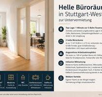 Büro in Stuttgart West - perfekt für Freiberufler