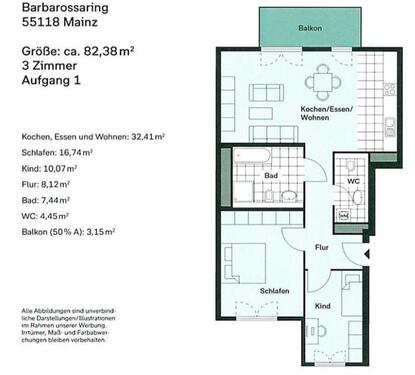 Foto - 3 Zimmer Wohnung in Mainz Neustadt